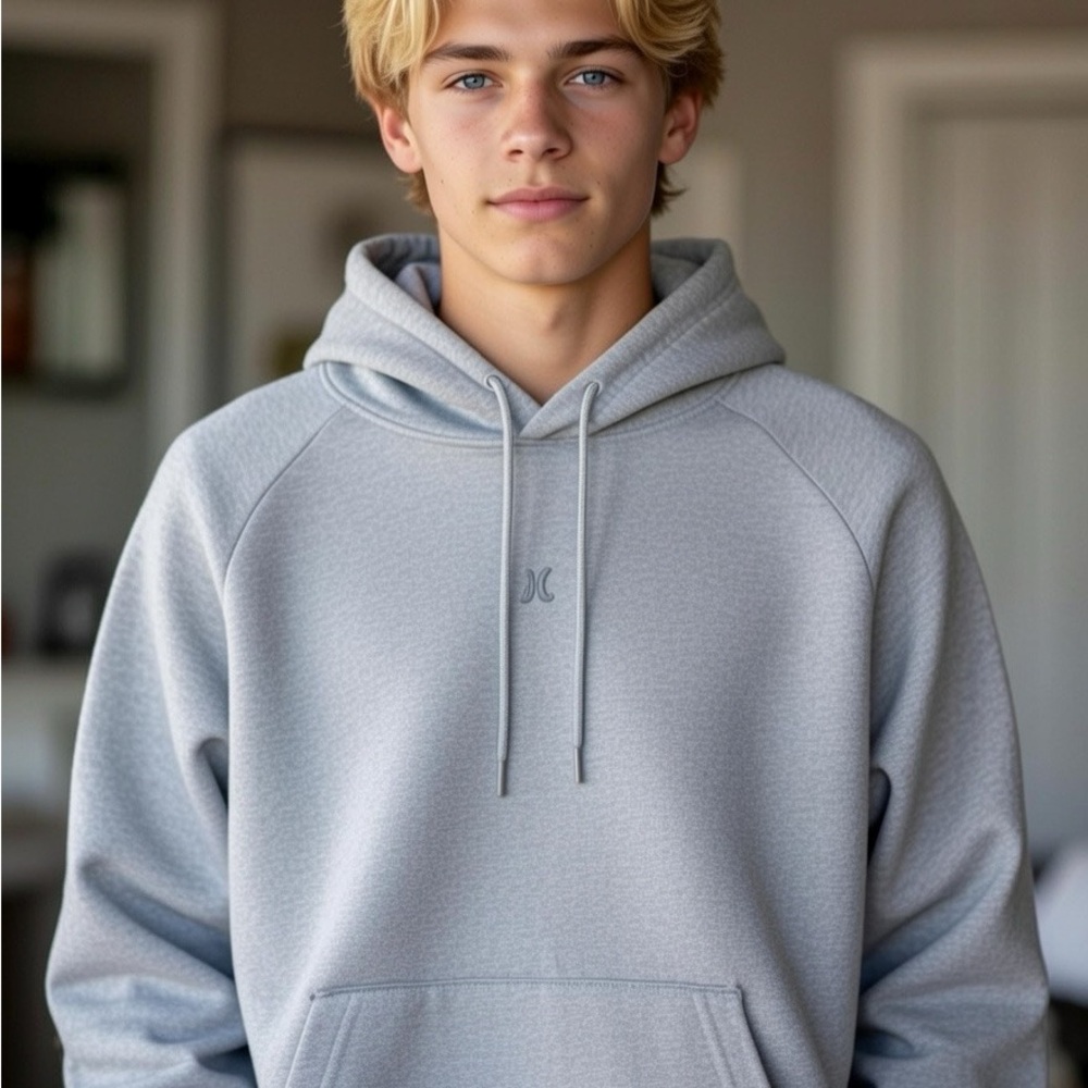 Hurley Light Gray Hoodie
